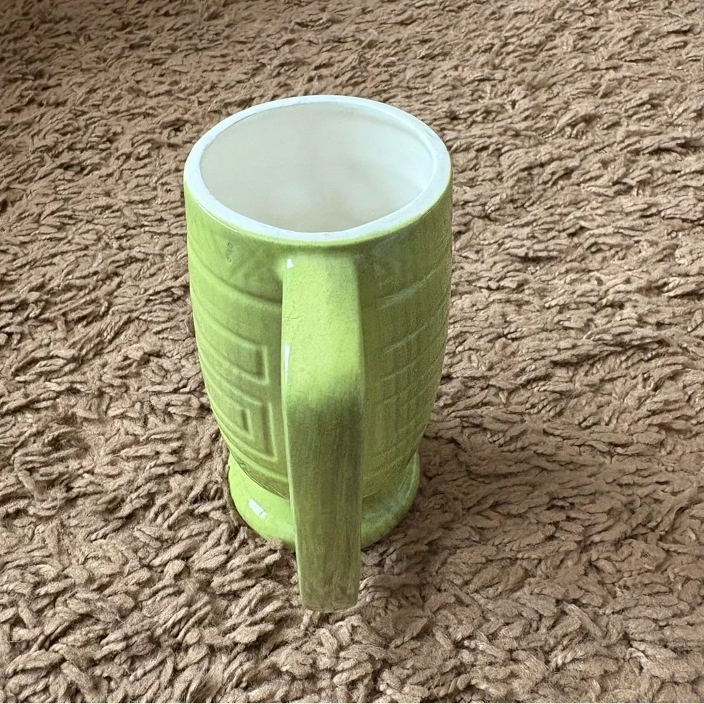 Vintage Westwood Japan Tiki Mug Cup Tiki Bar Green Face